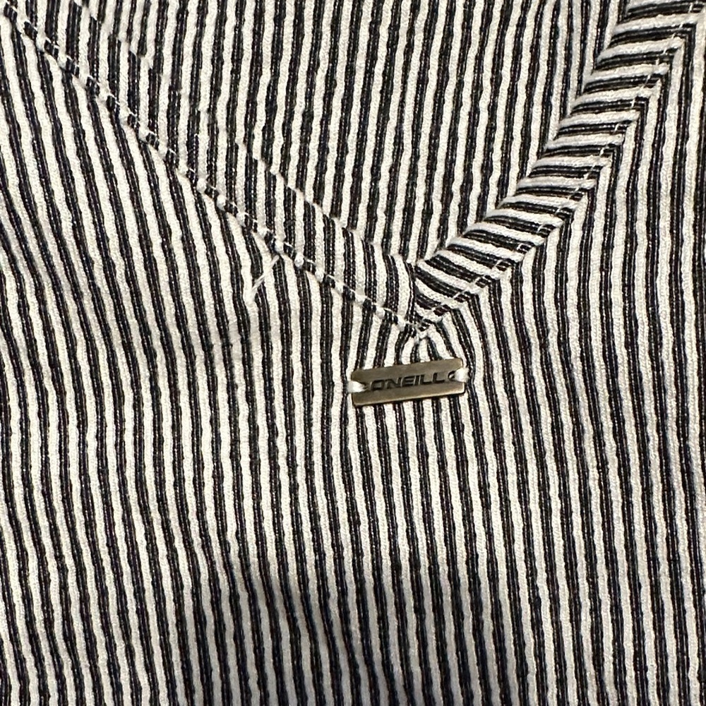 O'Neill Gray Deviea Striped Midi Dress - Picture 5 of 8